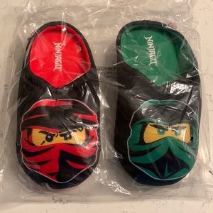 New Lego Ninjago slippers, kids size 11-12